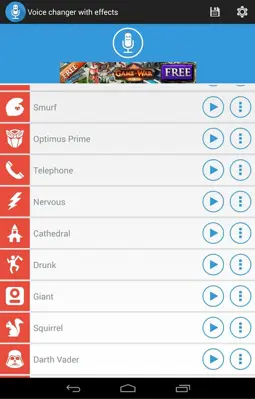Voice Changer With Effects android App screenshot 4